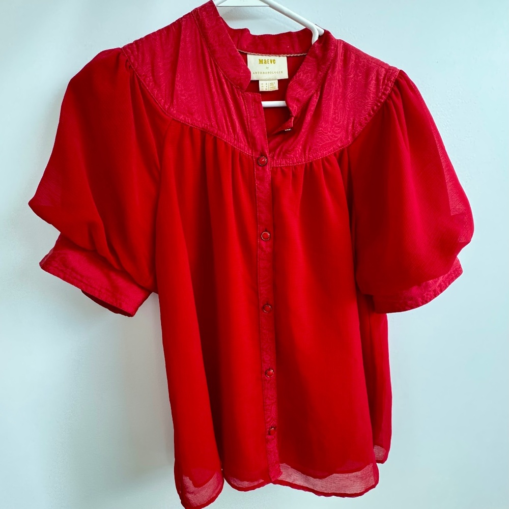 Anthropologie Maeve Blouse
